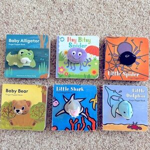 Finger Puppet Baby Books, 6 books